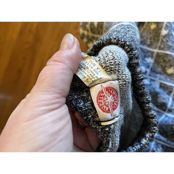 Angels Flight Men's Vintage Acrylic Stripe Sleeve Pullover Sweater Sz 1X Big XL - Picture 11 of 11